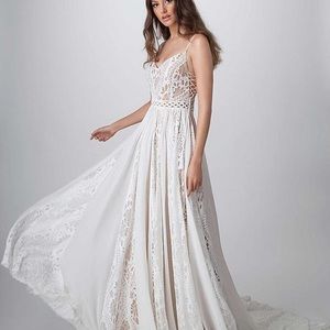 White Boho Maxi Dress